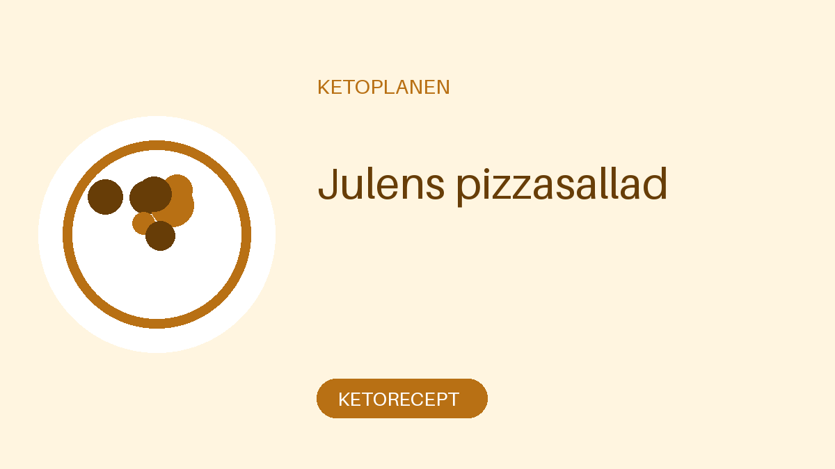 Julens pizzasallad