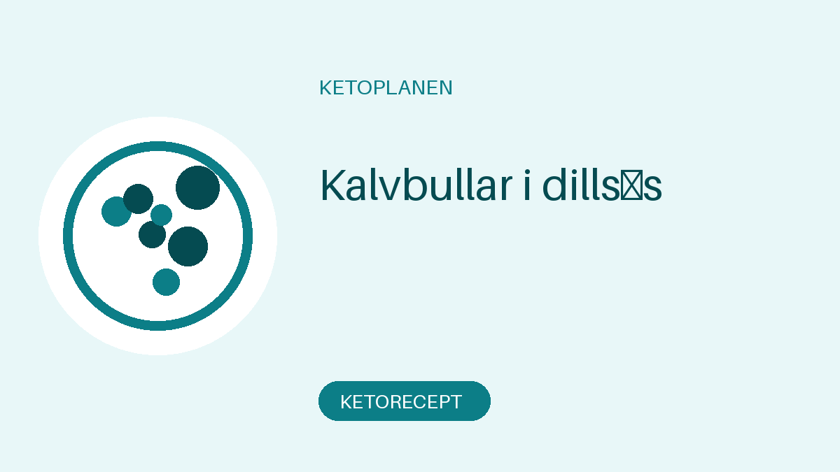 Kalvbullar i dillsås