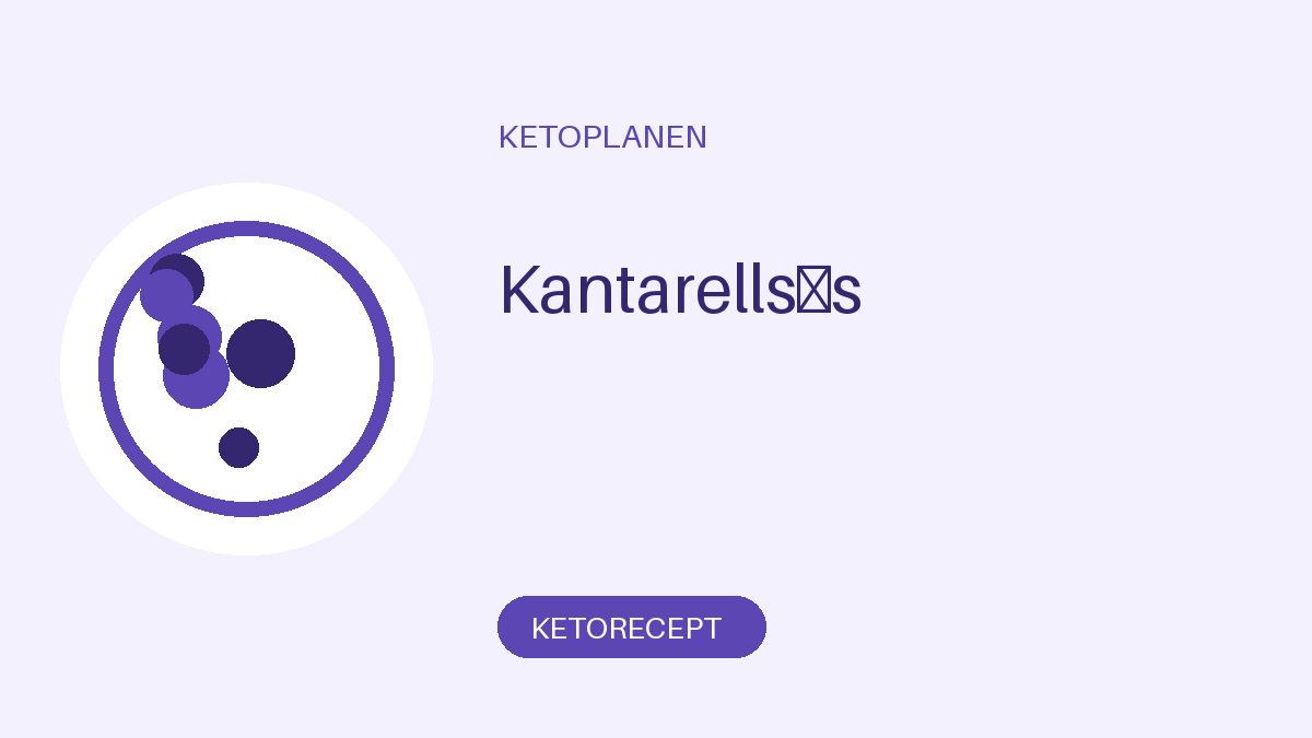 Kantarellsås