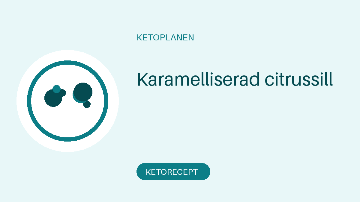 Karamelliserad citrussill