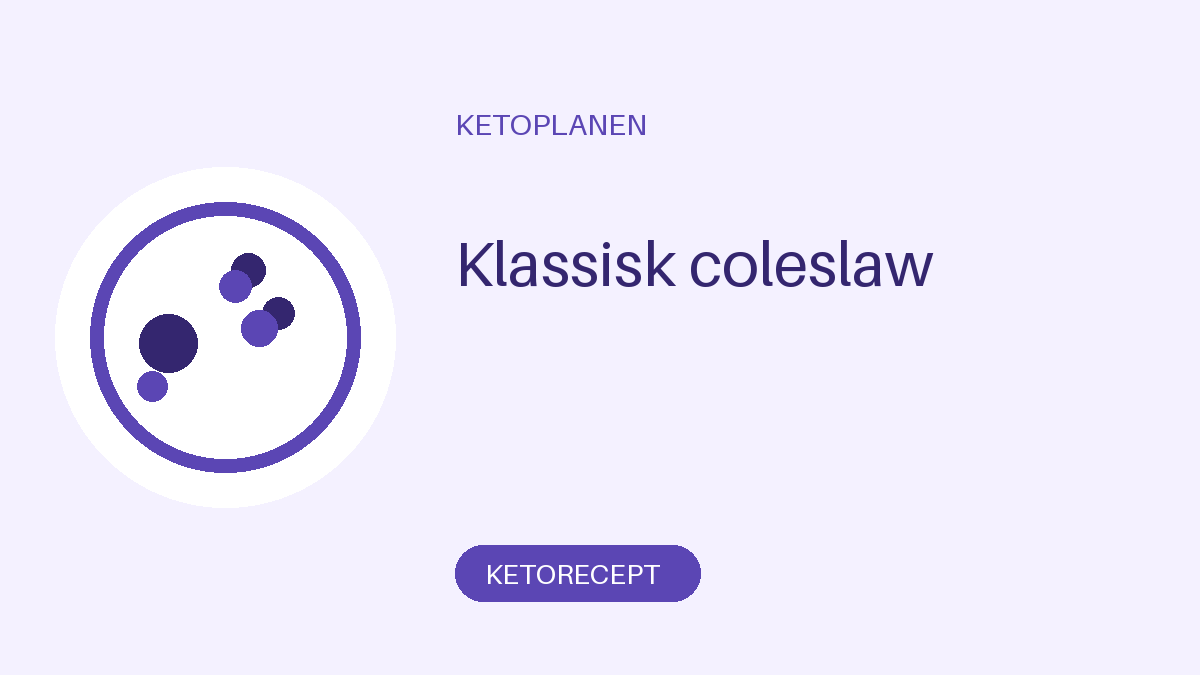 Klassisk coleslaw