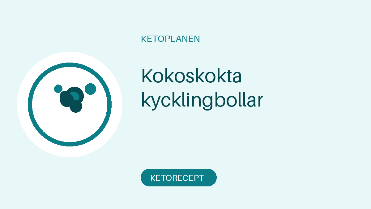 Kokoskokta kycklingbollar
