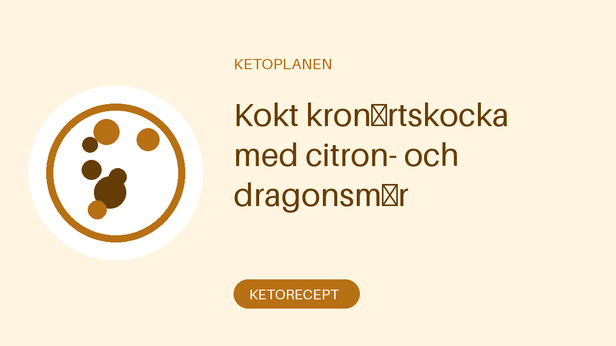 Kokt kronärtskocka med citron- och dragonsmör