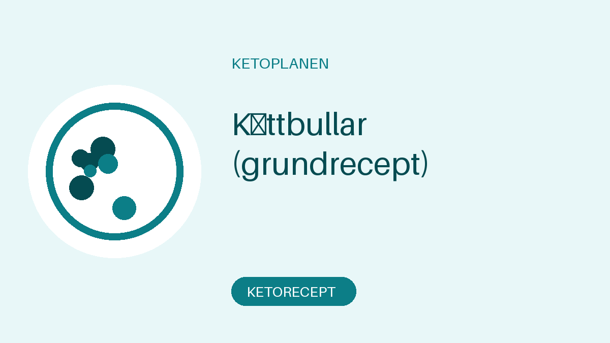 Köttbullar (grundrecept)