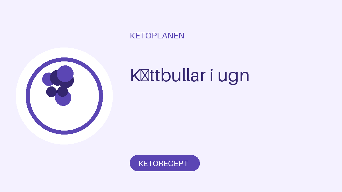 Köttbullar i ugn
