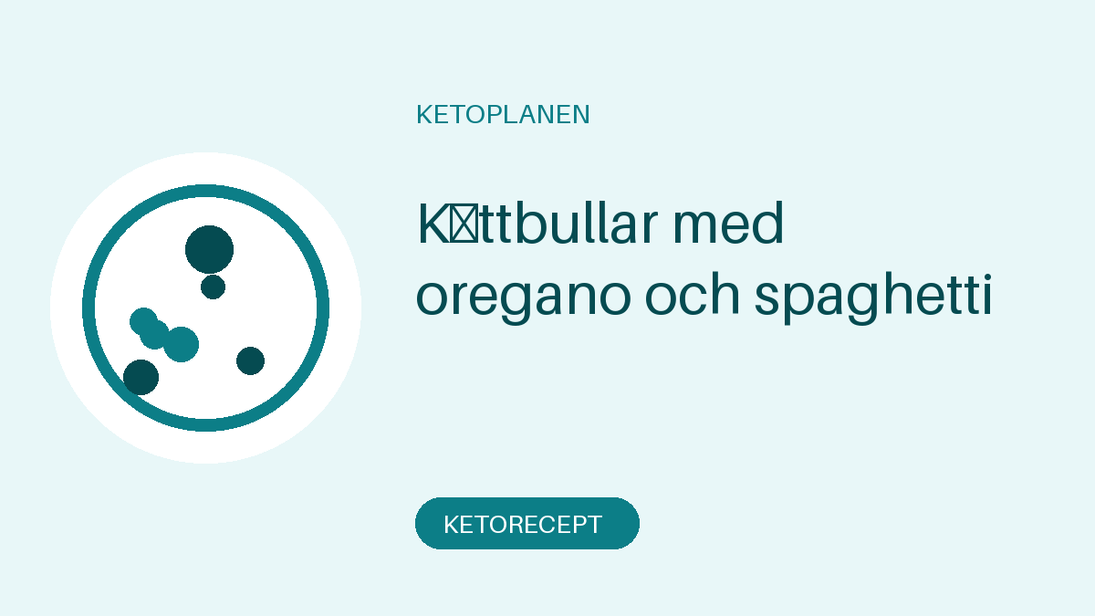 Köttbullar med oregano och spaghetti