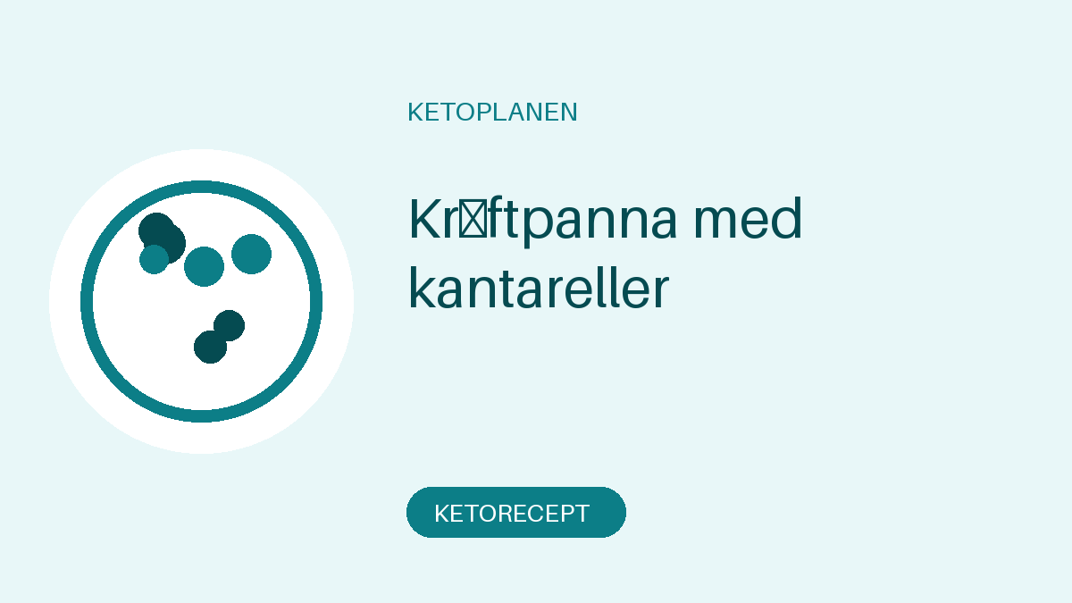 Kräftpanna med kantareller