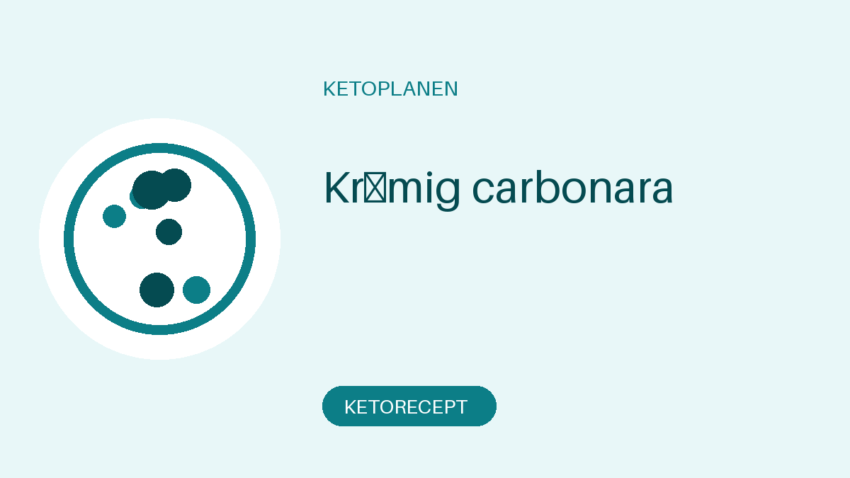 Krämig carbonara