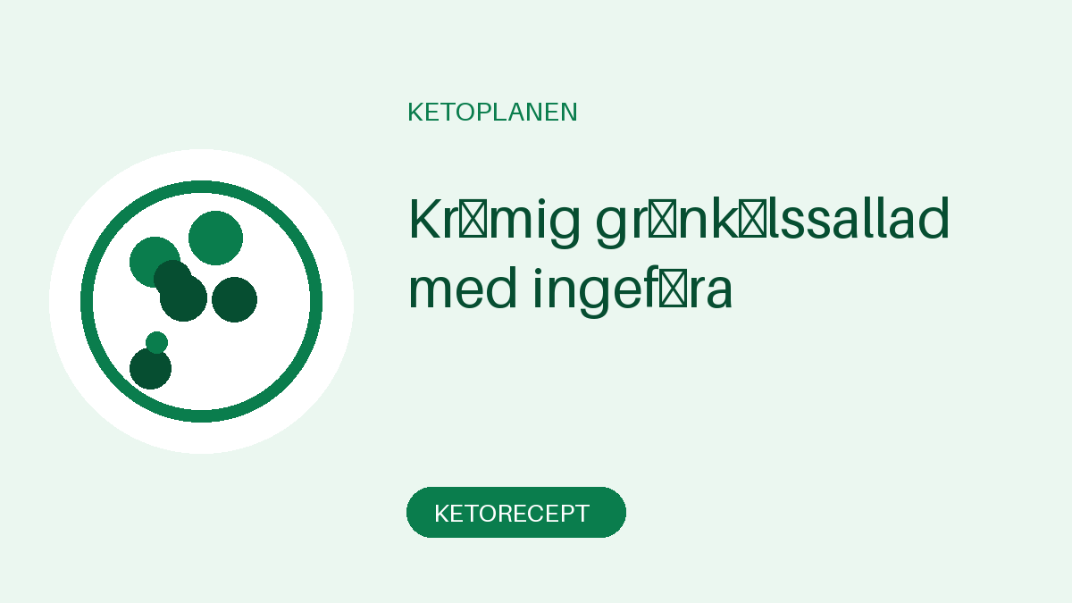 Krämig grönkålssallad med ingefära