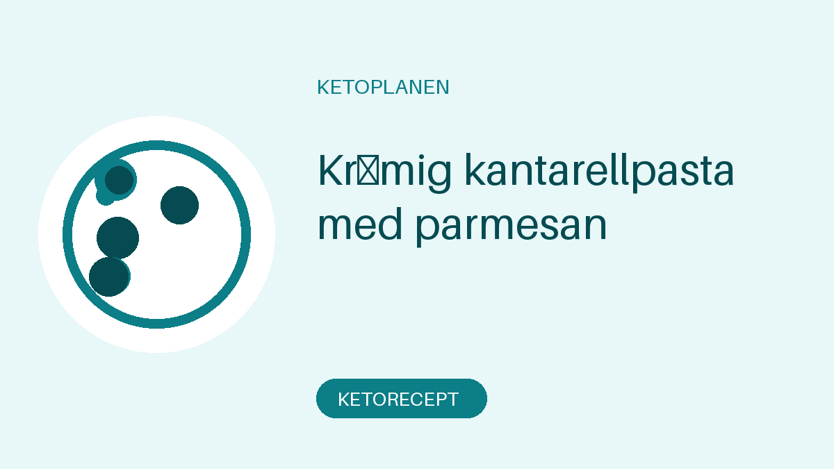 Krämig kantarellpasta med parmesan