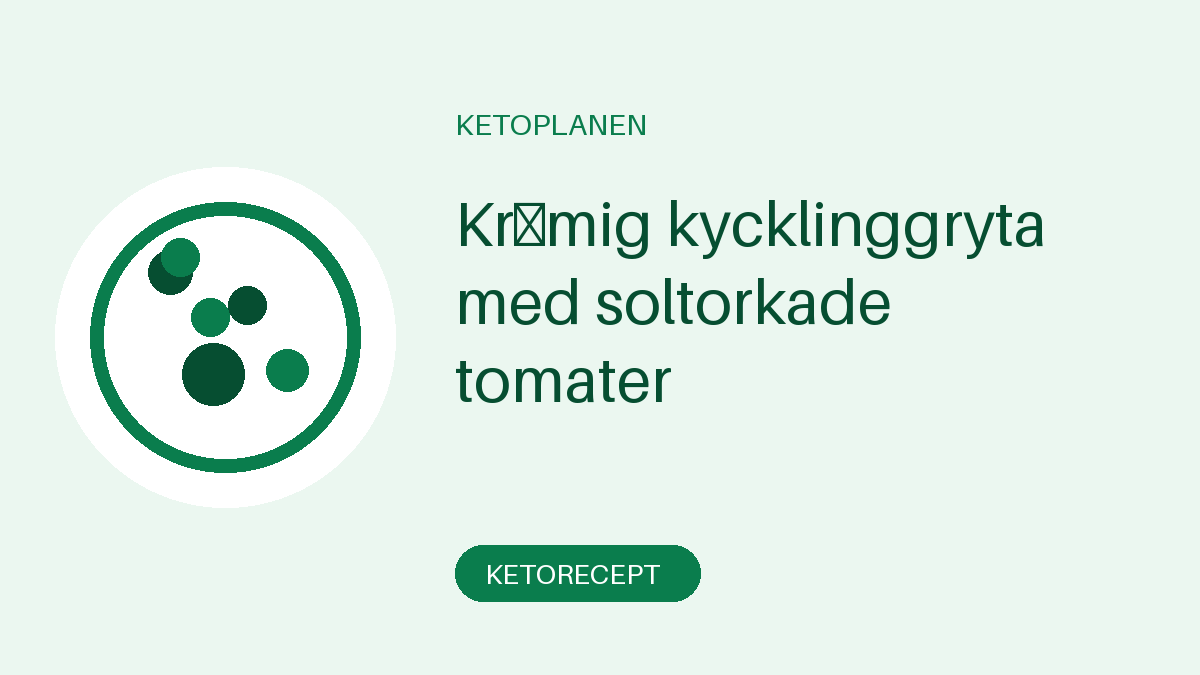 Krämig kycklinggryta med soltorkade tomater