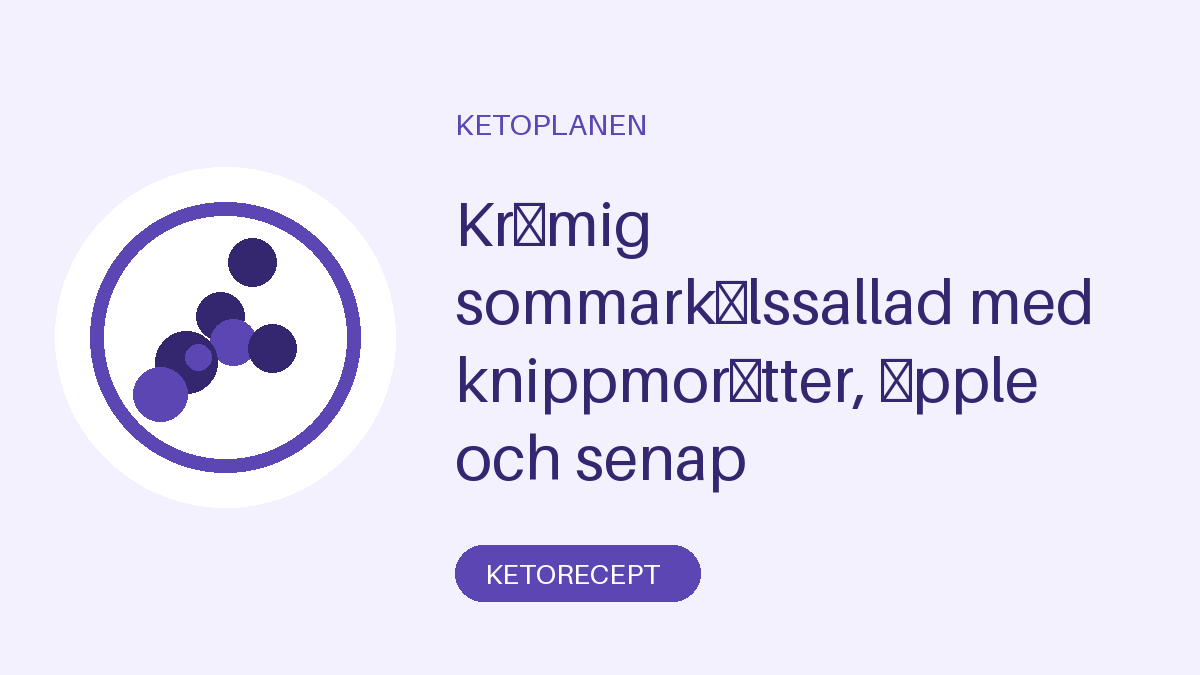 Krämig sommarkålssallad med knippmorötter, äpple och senap