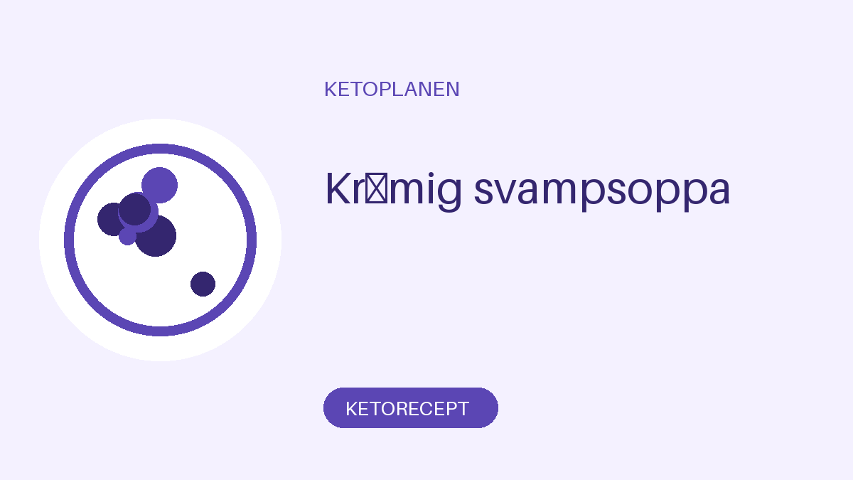 Krämig svampsoppa