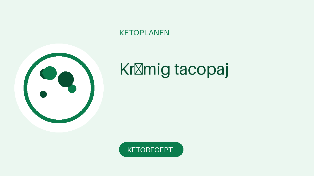 Krämig tacopaj