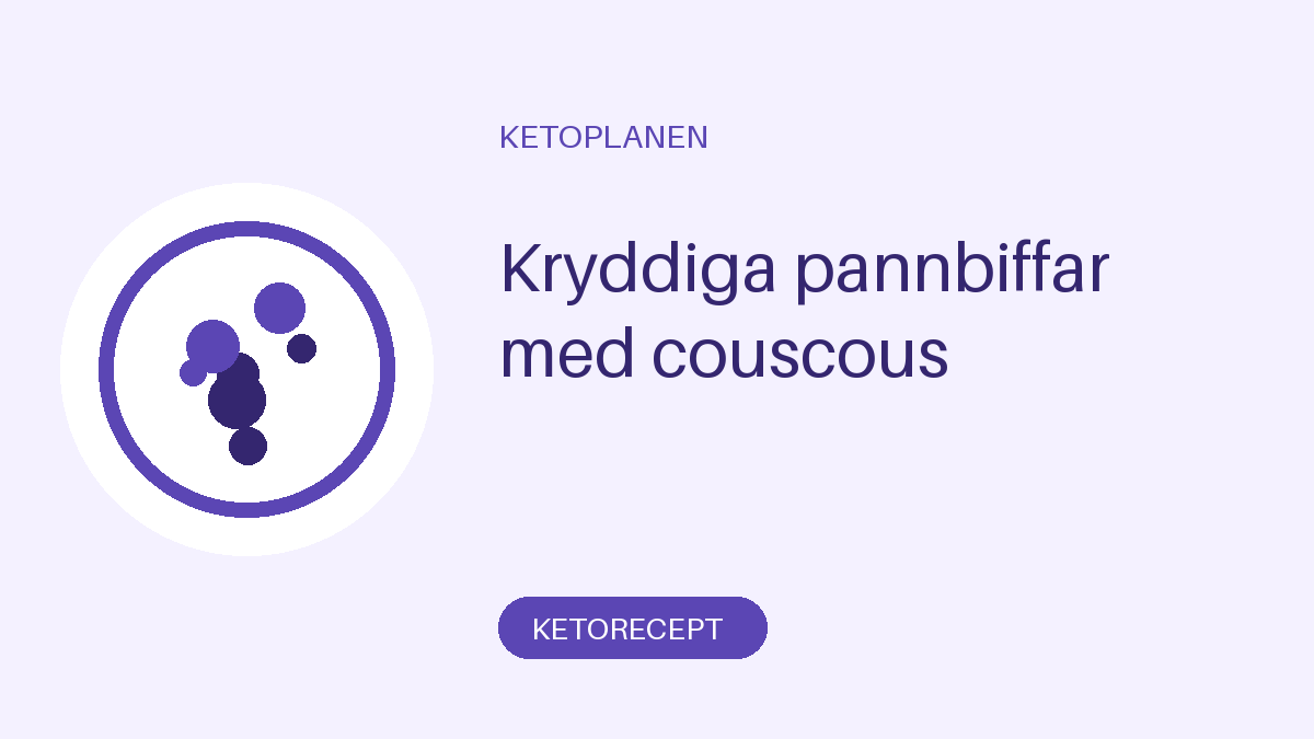 Kryddiga pannbiffar med couscous