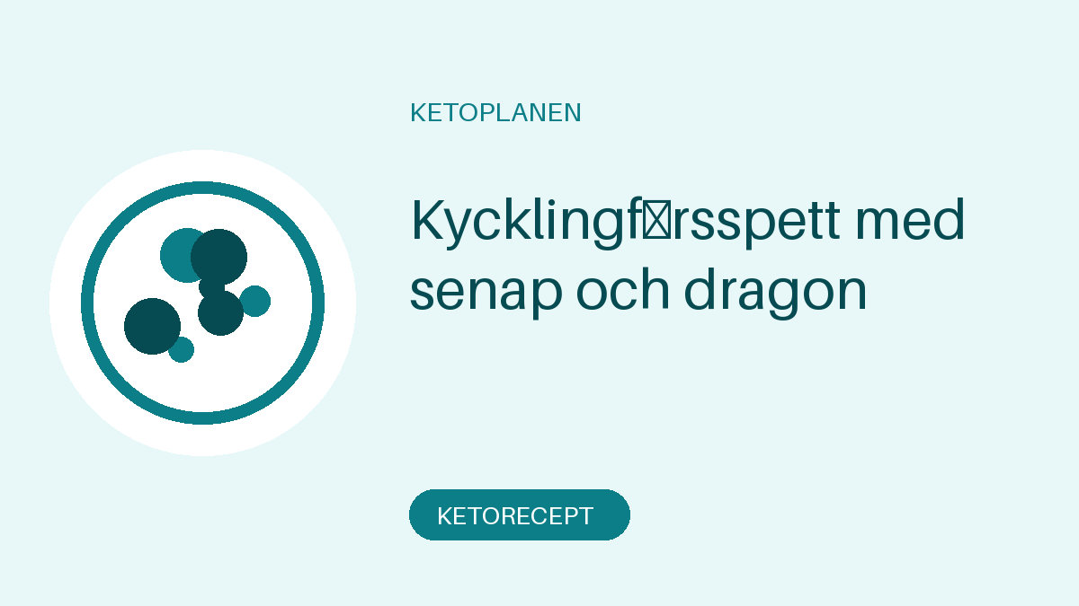 Kycklingfärsspett med senap och dragon