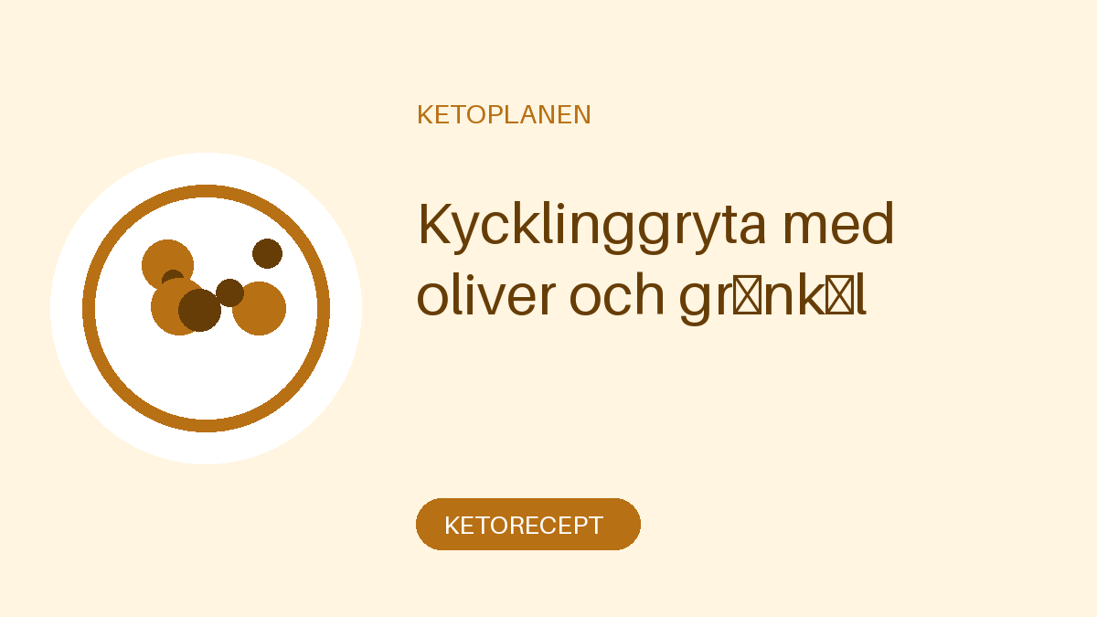 Kycklinggryta med oliver och grönkål