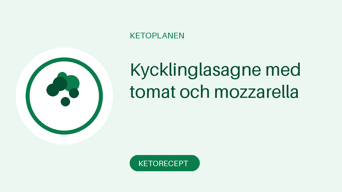 Kycklinglasagne med tomat och mozzarella