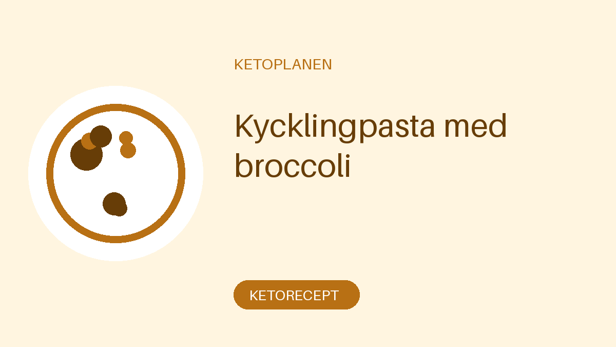 Kycklingpasta med broccoli