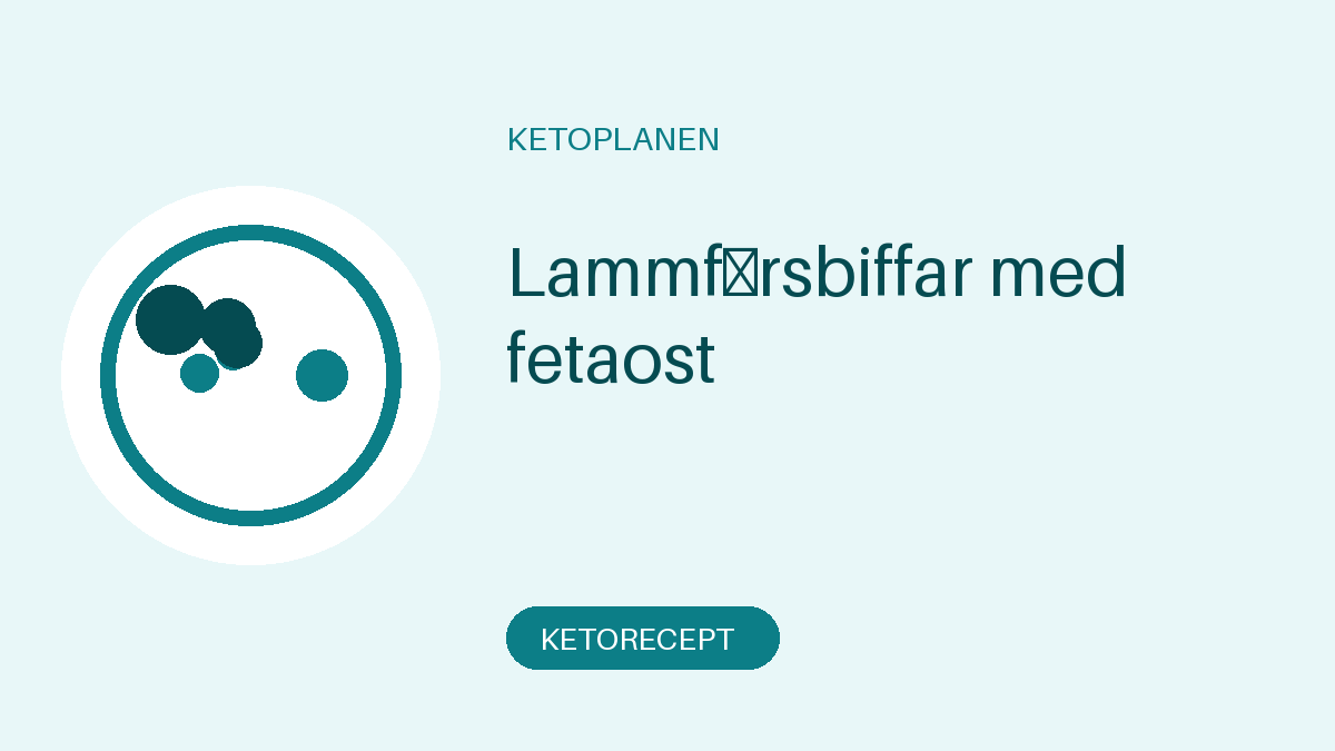 Lammfärsbiffar med fetaost