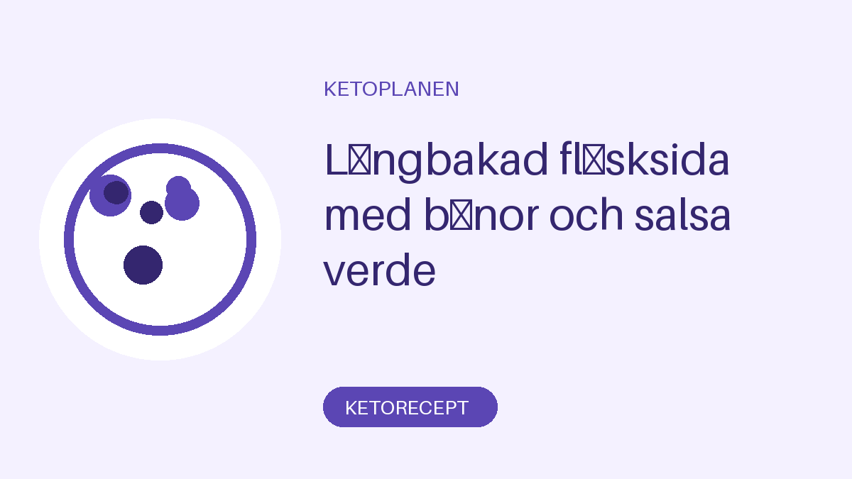 Långbakad fläsksida med bönor och salsa verde