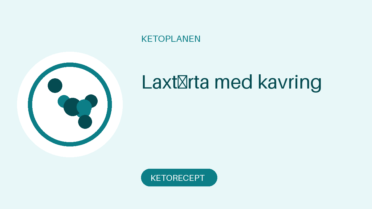 Laxtårta med kavring