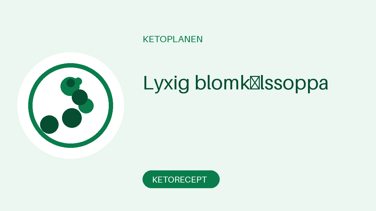 Lyxig blomkålssoppa