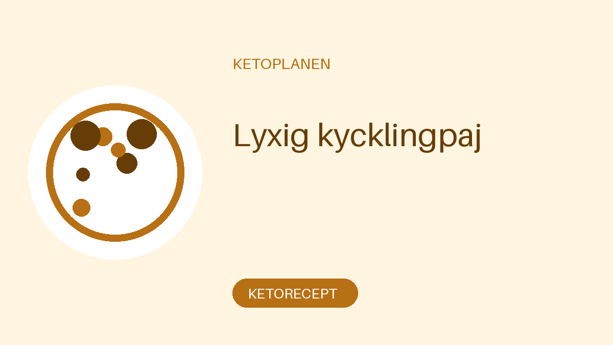 Lyxig kycklingpaj
