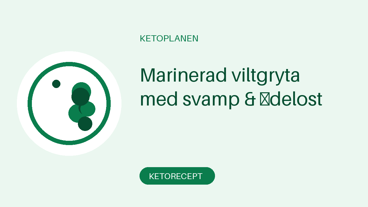 Marinerad viltgryta med svamp & ädelost
