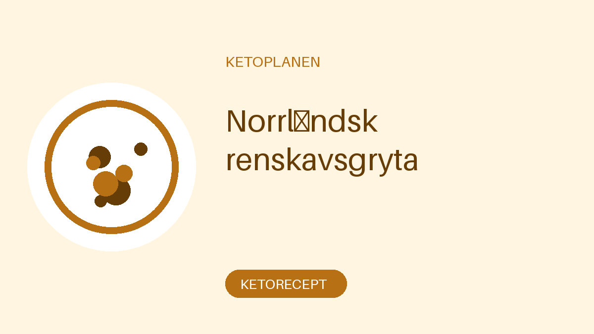 Norrländsk renskavsgryta