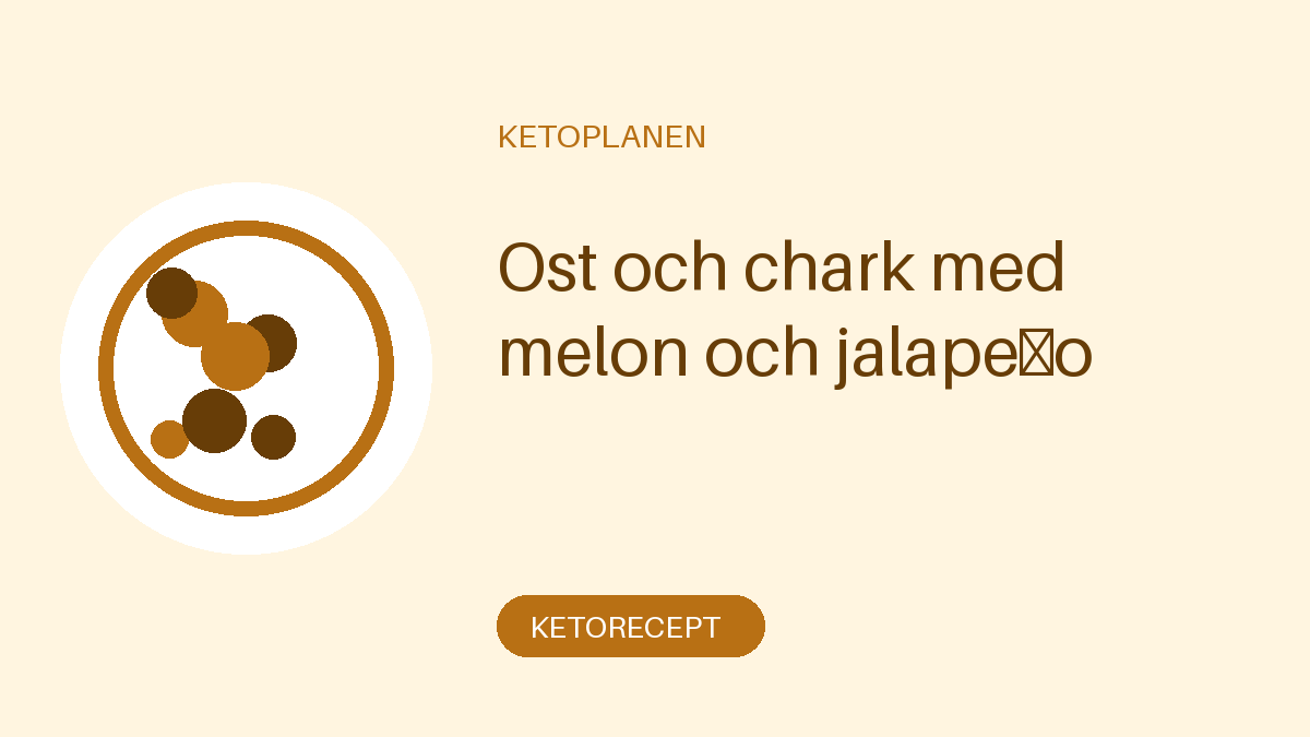 Ost och chark med melon och jalapeño