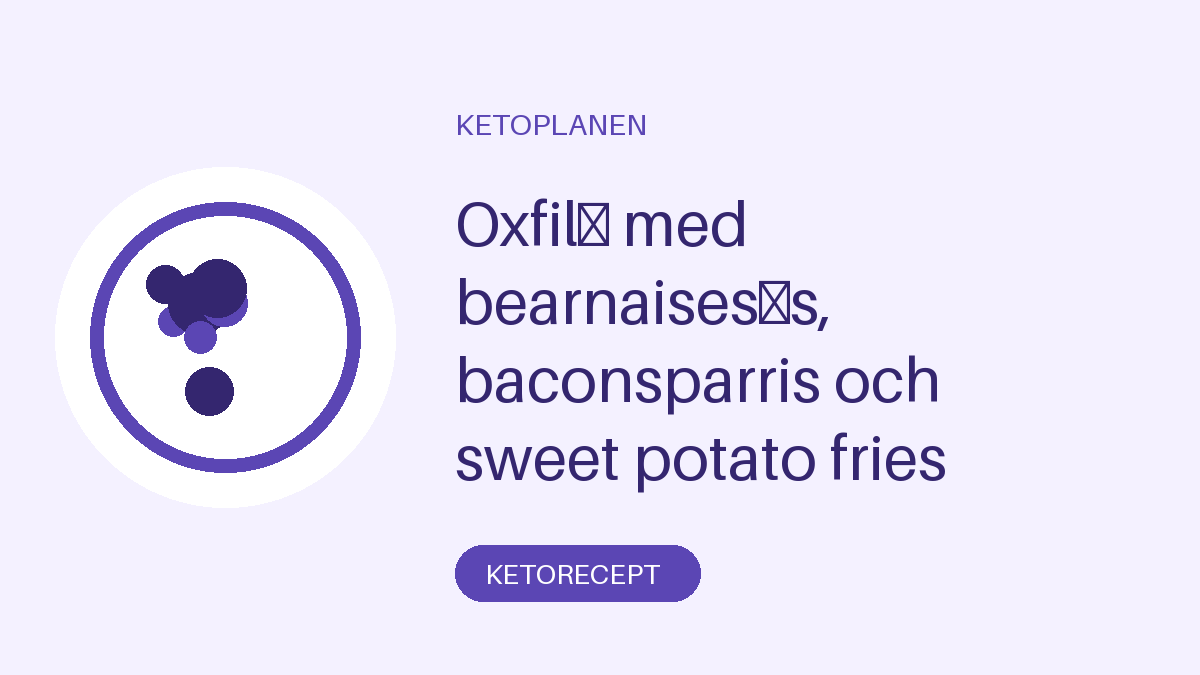 Oxfilé med bearnaisesås, baconsparris och sweet potato fries