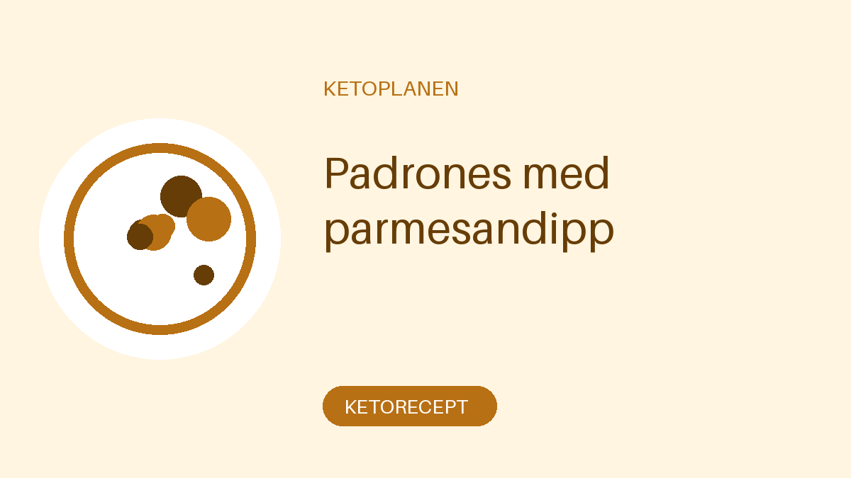 Padrones med parmesandipp