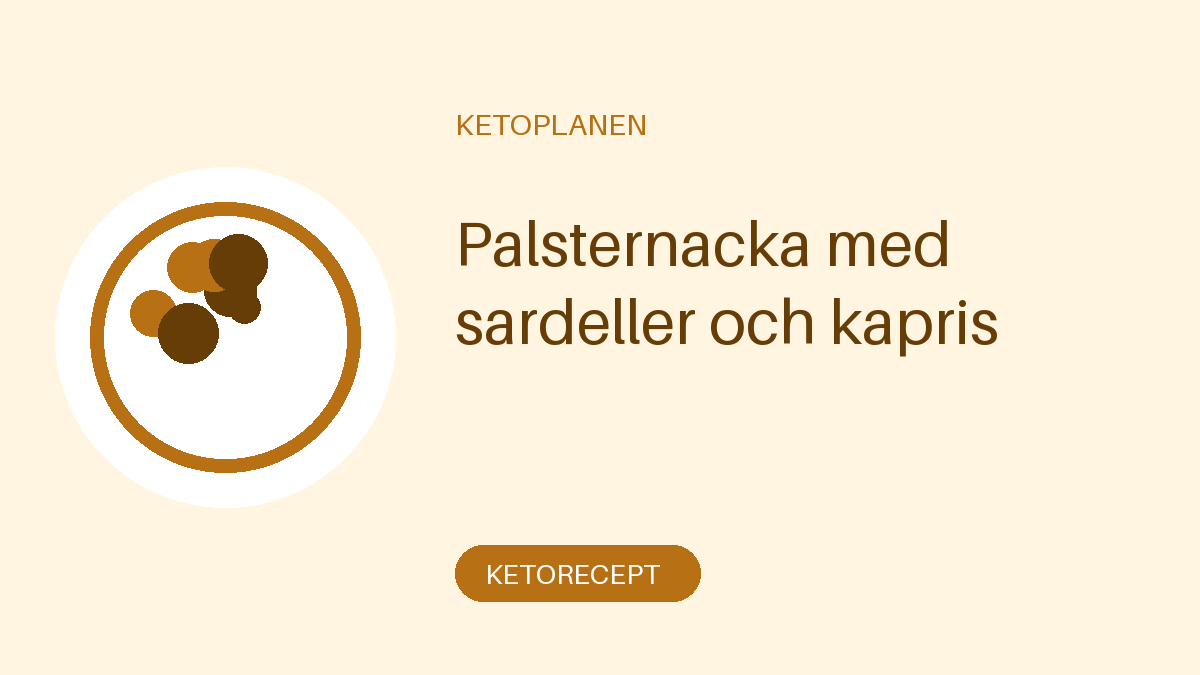 Palsternacka med sardeller och kapris