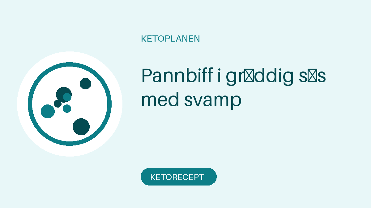 Pannbiff i gräddig sås med svamp