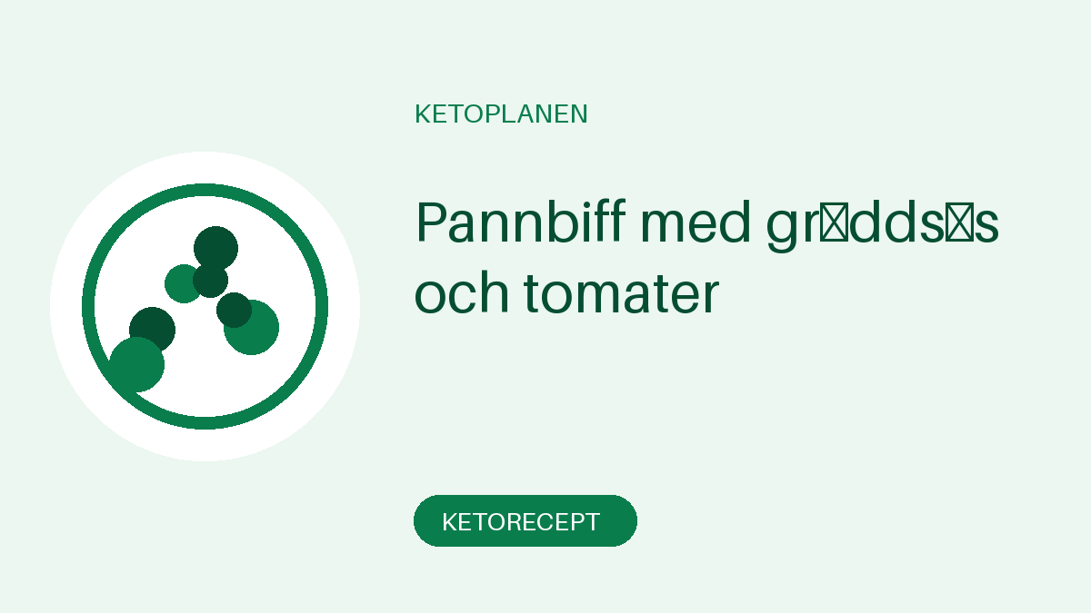 Pannbiff med gräddsås och tomater