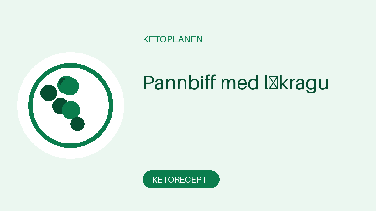Pannbiff med lökragu