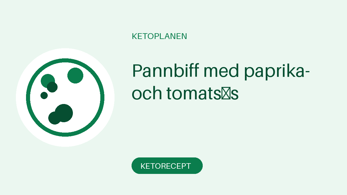 Pannbiff med paprika- och tomatsås