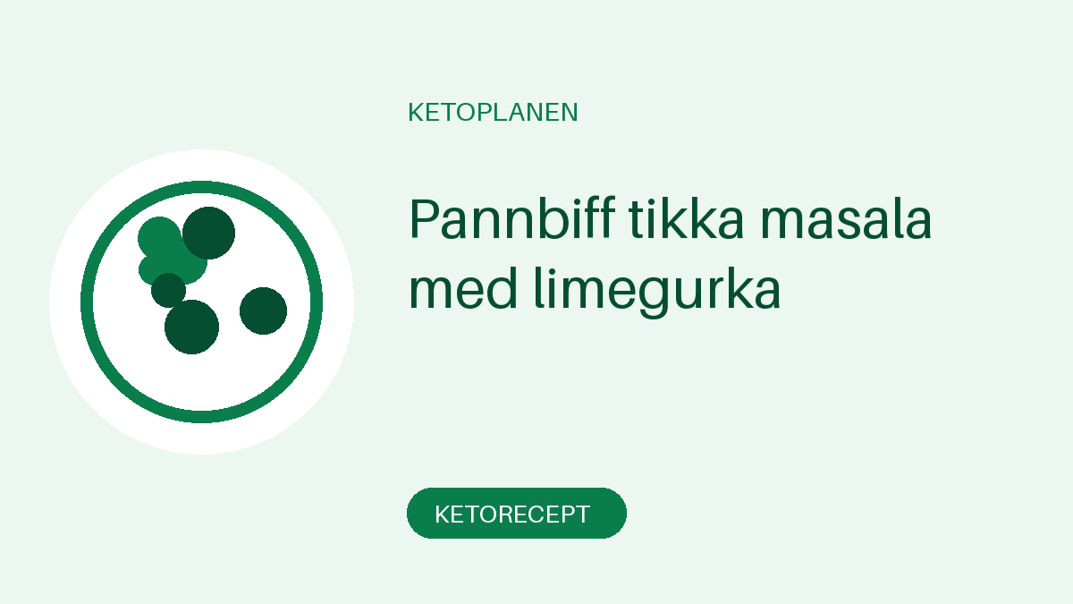 Pannbiff tikka masala med limegurka