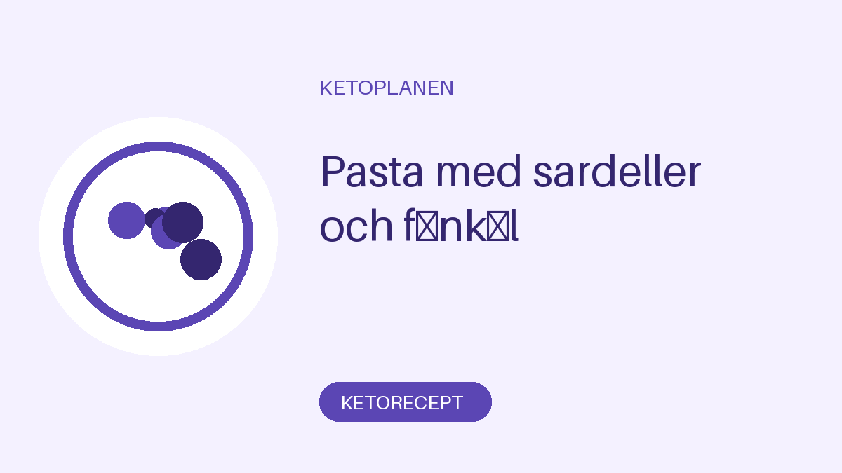 Pasta med sardeller och fänkål