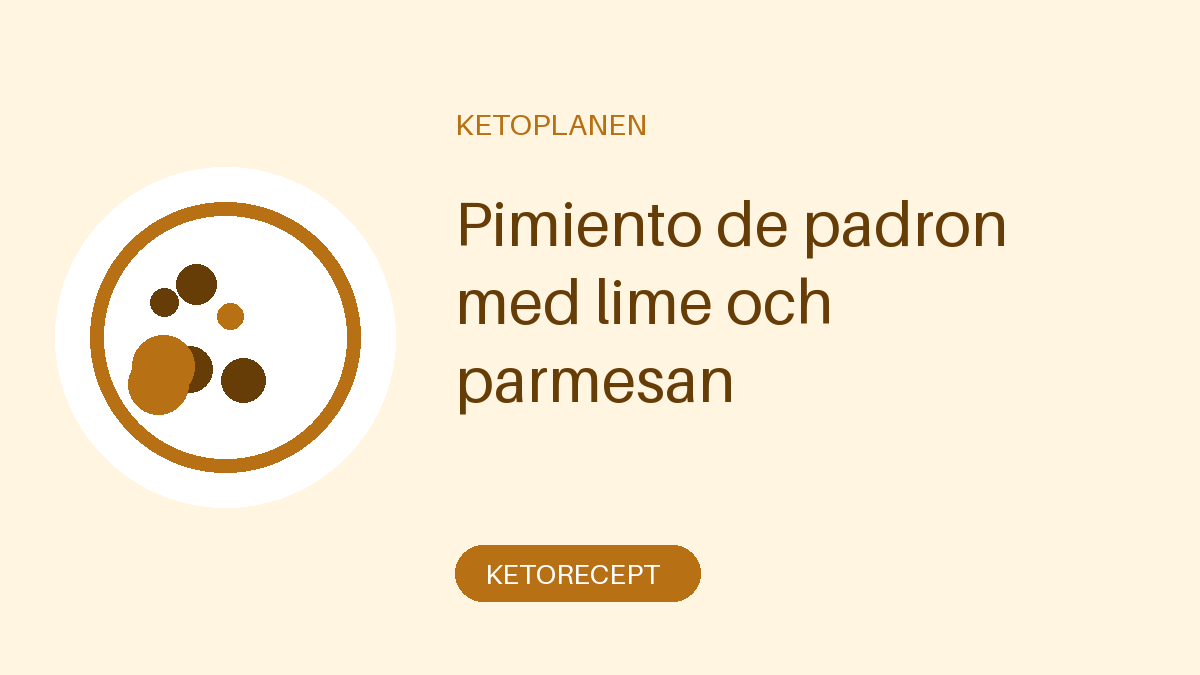 Pimiento de padron med lime och parmesan