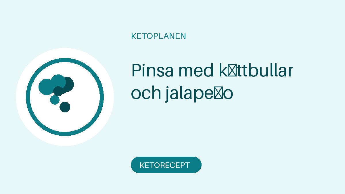 Pinsa med köttbullar och jalapeño