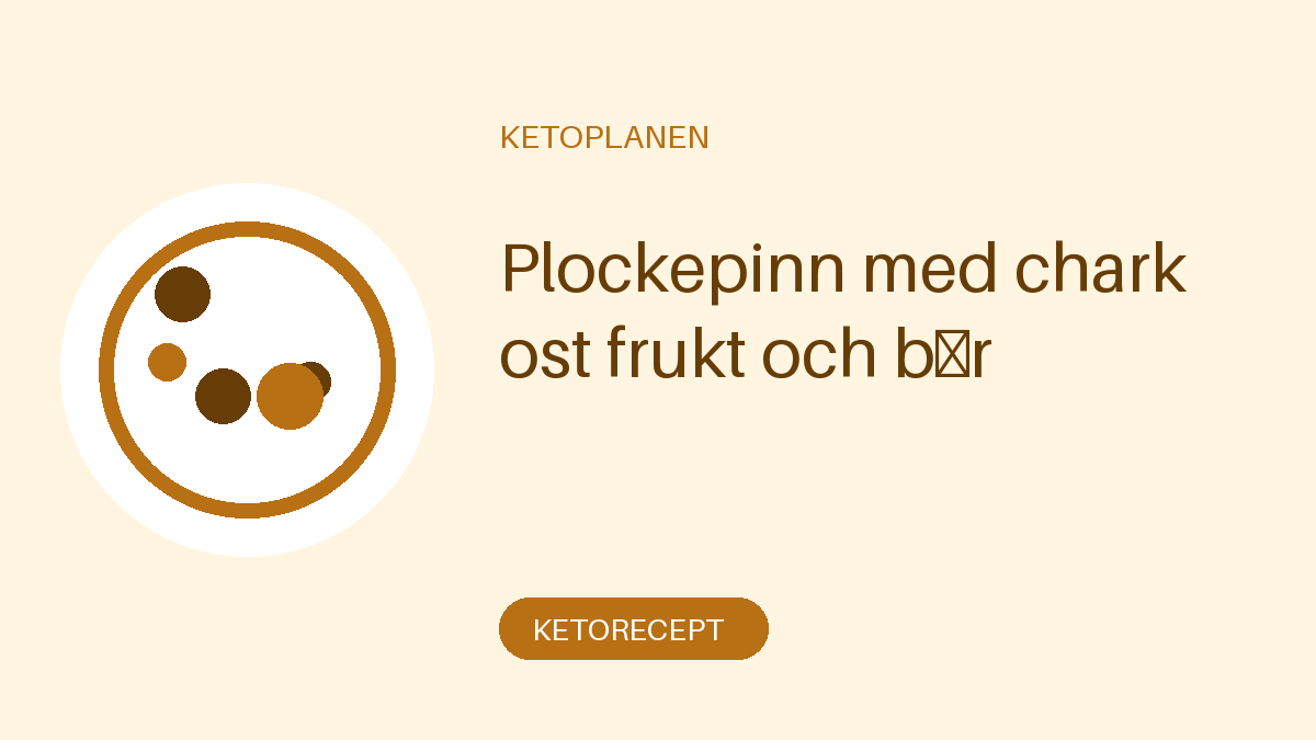 Plockepinn med chark ost frukt och bär