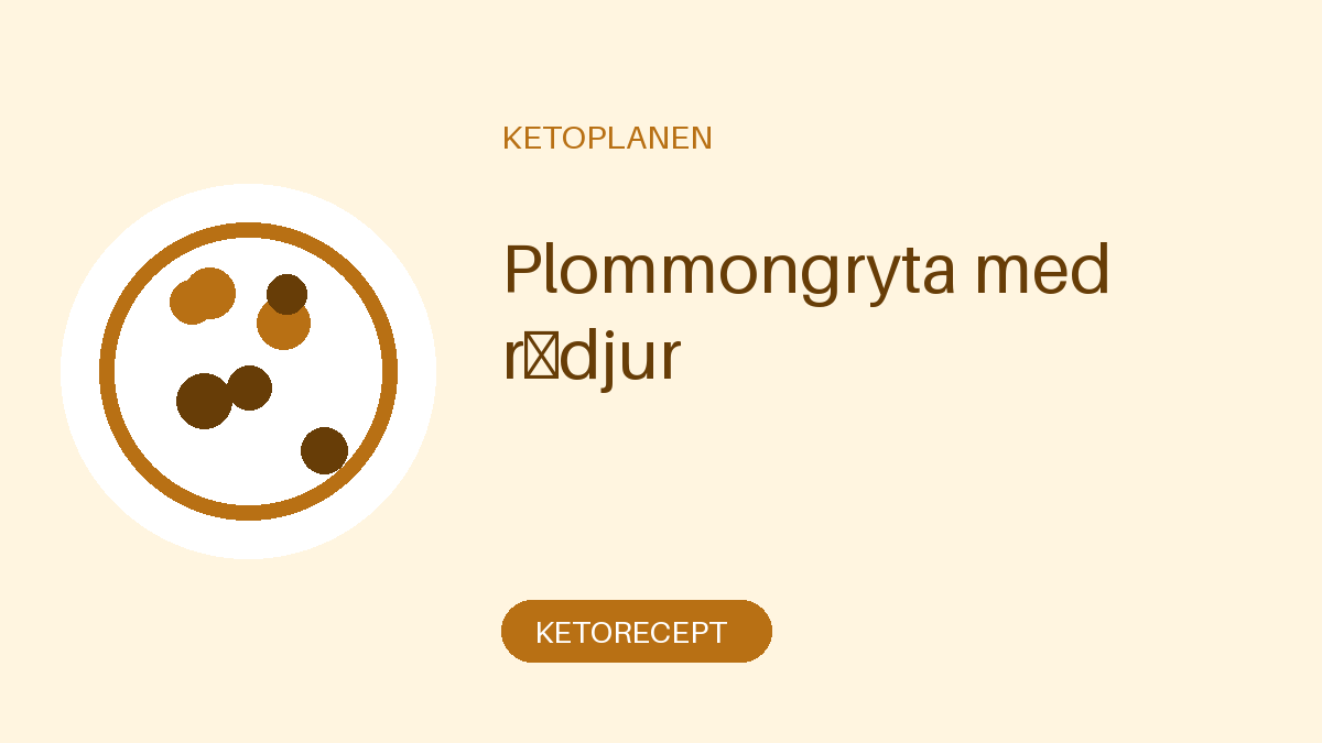 Plommongryta med rådjur