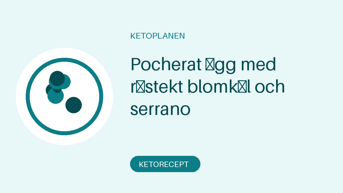 Pocherat ägg med råstekt blomkål och serrano