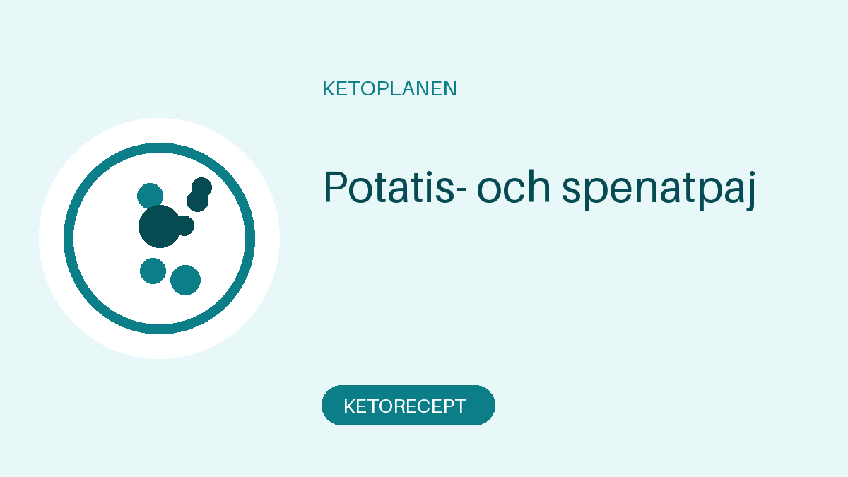Potatis- och spenatpaj