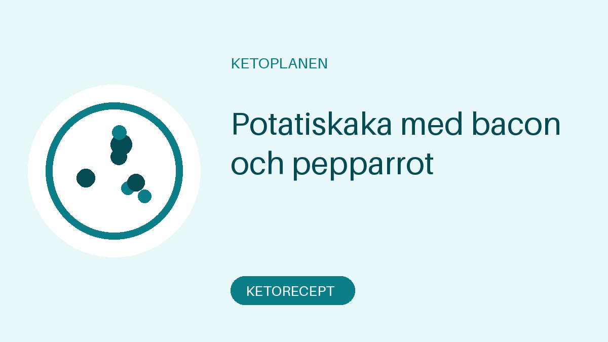 Potatiskaka med bacon och pepparrot