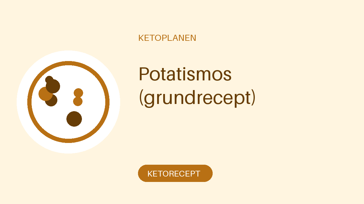 Potatismos (grundrecept)