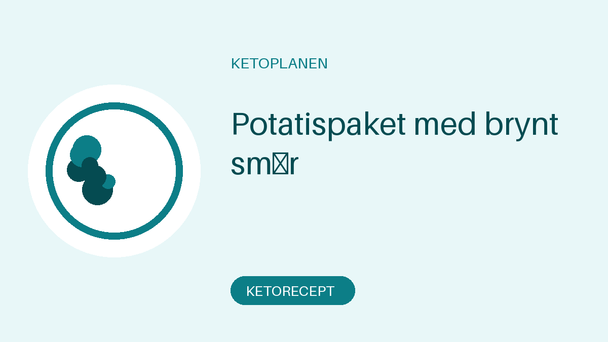 Potatispaket med brynt smör