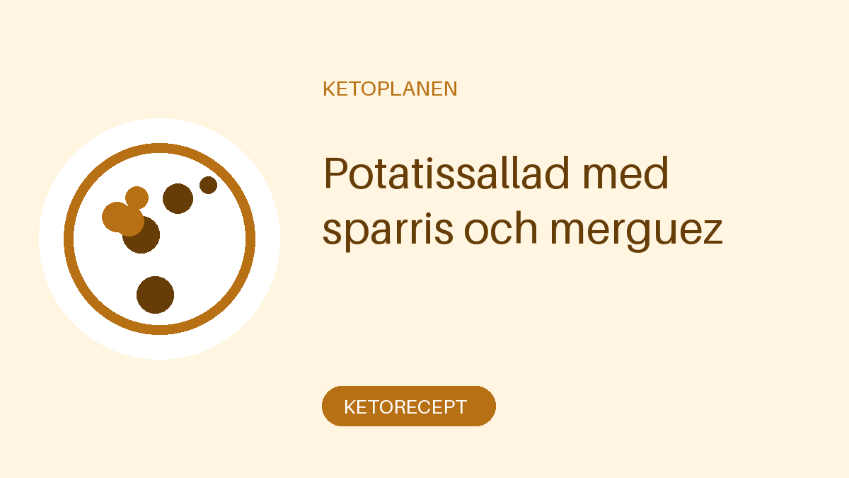 Potatissallad med sparris och merguez